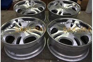 鍛造鋁合金輪轂生產(chǎn)工藝步驟過(guò)程